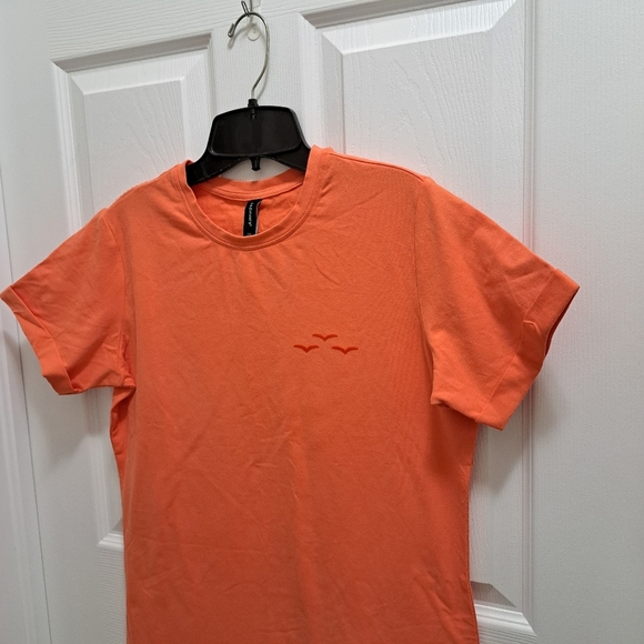 ❤ Lazypants T-Shirt Dress Orange Women's Various Sizes Cotton Blend Short Sleeve - Picture 3 of 10